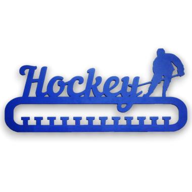 Медальница Hockey синяя