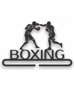 Медальница BOXING черная