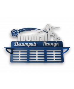 Медальница с полкой Football