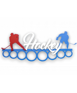 Медальница Hockey с двумя хоккеистами