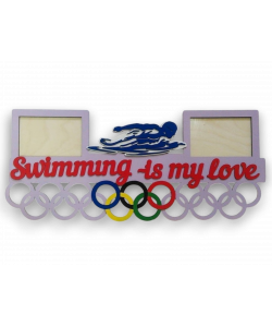 Медальница Swimming is my love