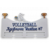 Медальница Volleyball с кубками по краям